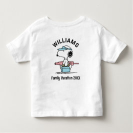 Camiseta Amendoins | Férias Familiares Snoopy Beach Walk
