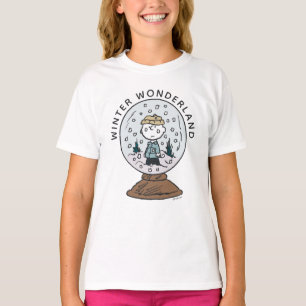 Camiseta Amendoins   Globo de Neve Charlie Brown