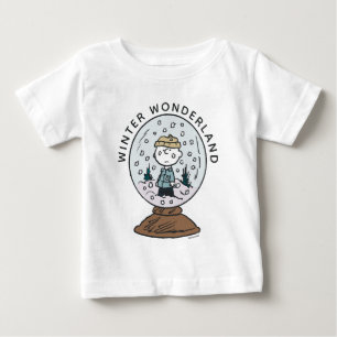 Camiseta Amendoins   Globo de Neve Charlie Brown