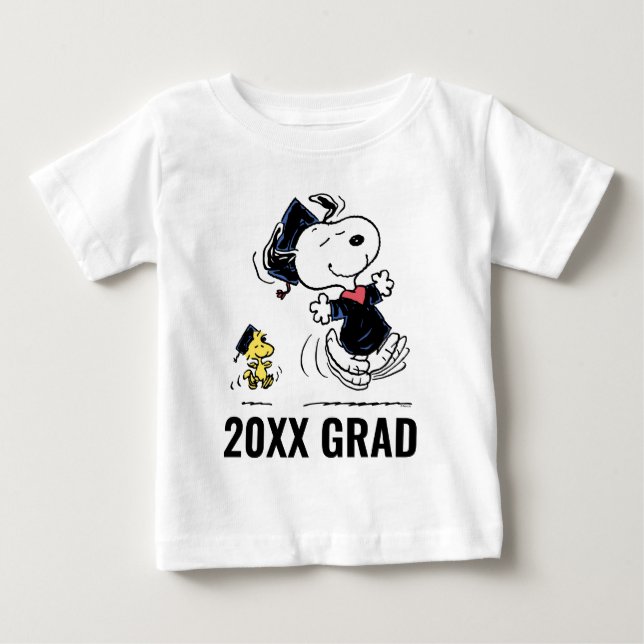 Camiseta Amendoins | Graduação em Snoopy & Woodstock (Frente)