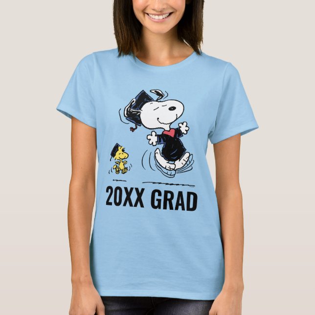 Camiseta Amendoins | Graduação em Snoopy & Woodstock (Frente)