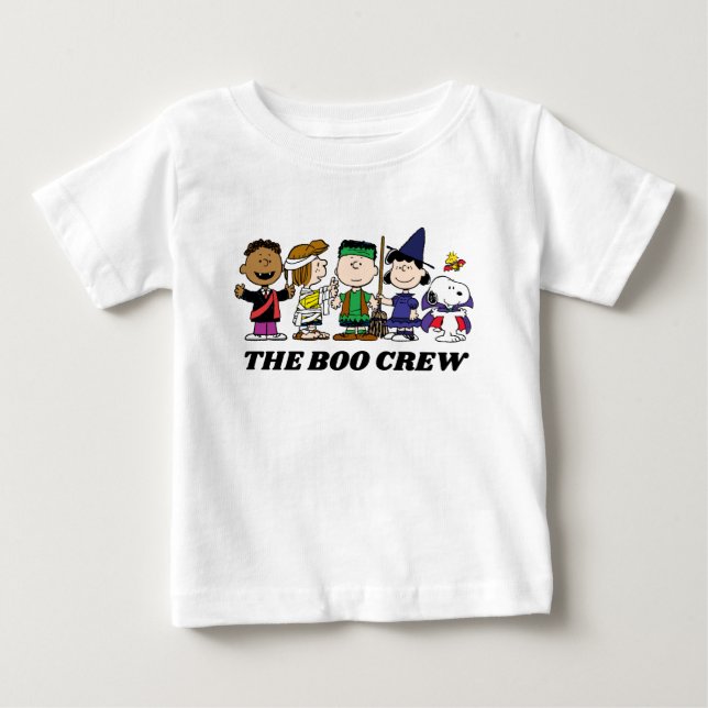 Camiseta Amendoins | Halloween A Tripulação De Boo (Frente)