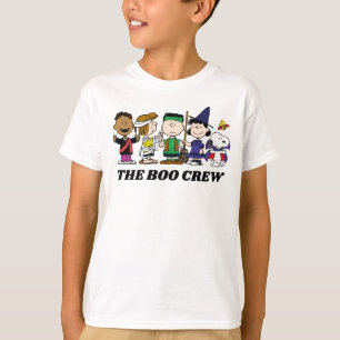 Camiseta Amendoins Halloween A Tripulação De Boo