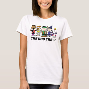 Camiseta Amendoins Halloween A Tripulação De Boo