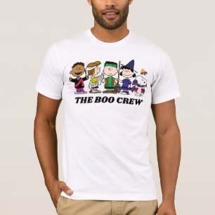 Camiseta Amendoins Halloween A Tripulação De Boo