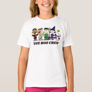 Camiseta Amendoins Halloween A Tripulação De Boo