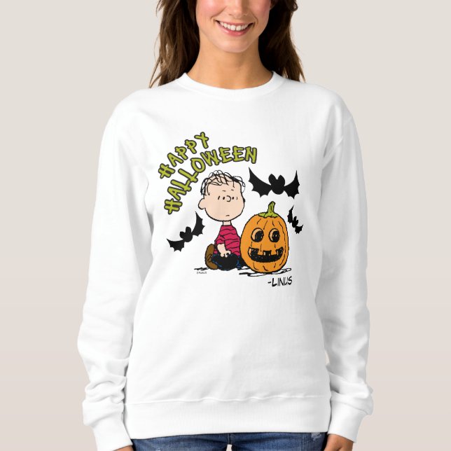 Camiseta Amendoins | Happy Halloween Linus (Frente)