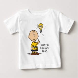 Camiseta Amendoins   Ideia da lâmpada de Charlie Brown