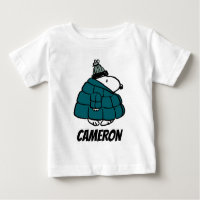 Amendoins | Jaqueta Puffer de inverno de Snoopy