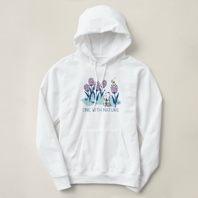 Camiseta Amendoins | Jardim da Flor de Esnoopia e Madeira (Frente do Design)