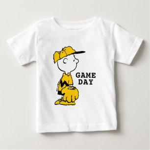 Camiseta Amendoins Jogo de Baseball Charlie Brown