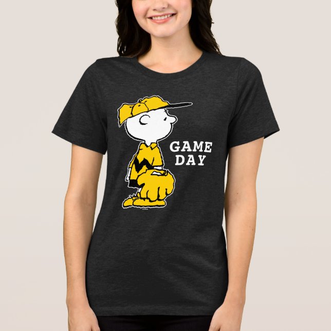 Camiseta Amendoins | Jogo de Baseball Charlie Brown (Frente)