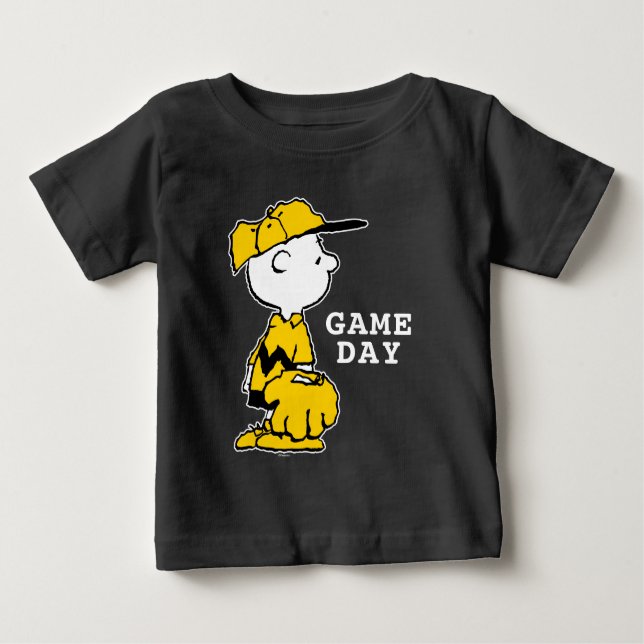 Camiseta Amendoins | Jogo de Baseball Charlie Brown (Frente)