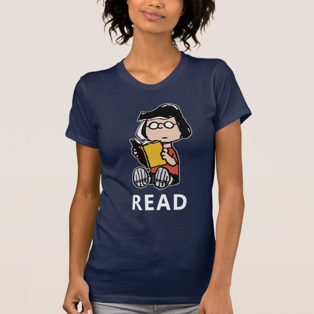 Camiseta Amendoins | Leitura Marcie (Frente)
