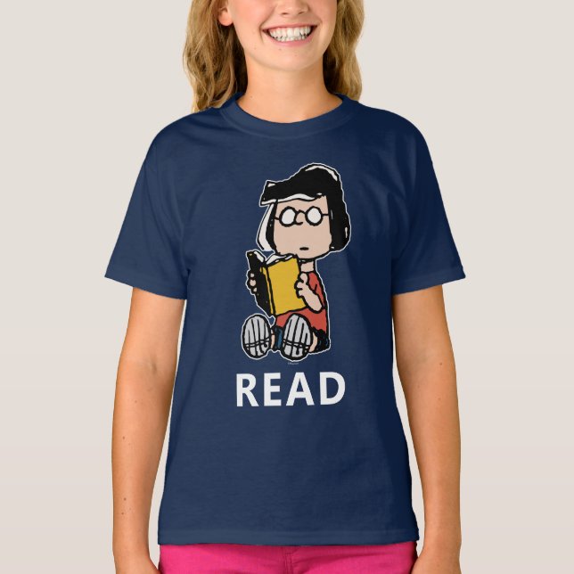 Camiseta Amendoins | Leitura Marcie (Frente)