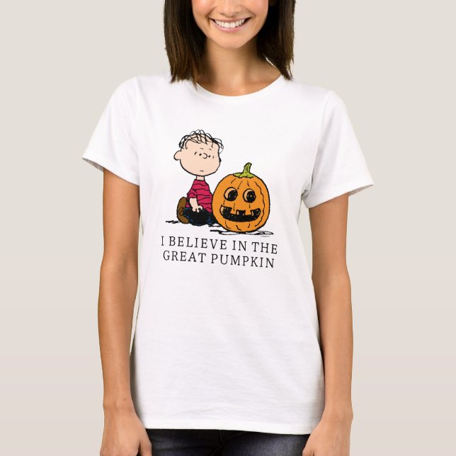 Camiseta Amendoins | Linus & Jack O' Lanterna (Frente)