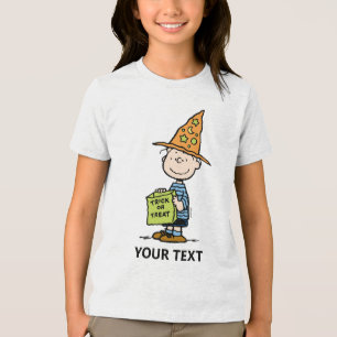 Camiseta Amendoins Linus Mago Dia das Bruxas