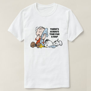 Camiseta Amendoins   Linus, Snoopy e Woodstock