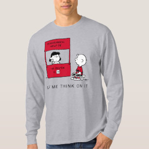 Camiseta Amendoins Lucy Dá Conselhos A Charlie Brown