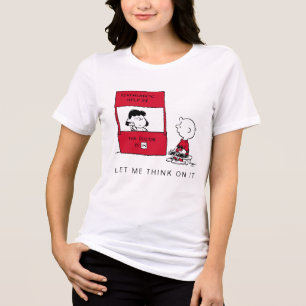 Camiseta Amendoins Lucy Dá Conselhos A Charlie Brown