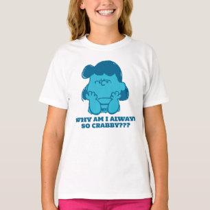 Camiseta Amendoins Lucy Quem diz que sou Crabby?