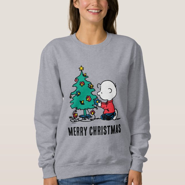 Camiseta Amendoins | Luzes de Natal Charlie Brown (Frente)