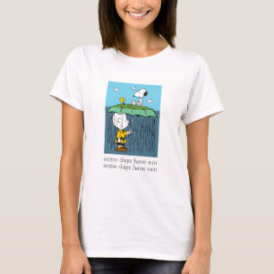 Camiseta Amendoins Meio dia chuvoso Dia chuvoso Dia ensol