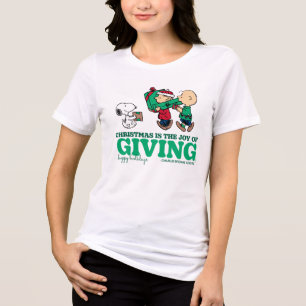Camiseta Amendoins   O Natal é a Alegria de Dar