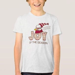 Camiseta Amendoins Passeio De Snoopy & Woodstock Joy Sled