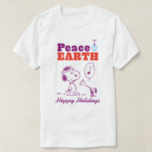 Camiseta Amendoins Paz na Terra Snoopy & Woodstock
