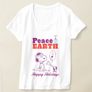 Camiseta Amendoins Paz na Terra Snoopy & Woodstock