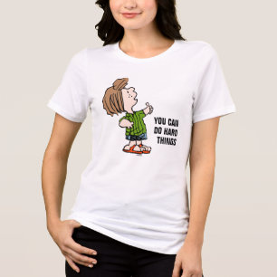 Camiseta Amendoins Peppermint Patty Polegar para cima