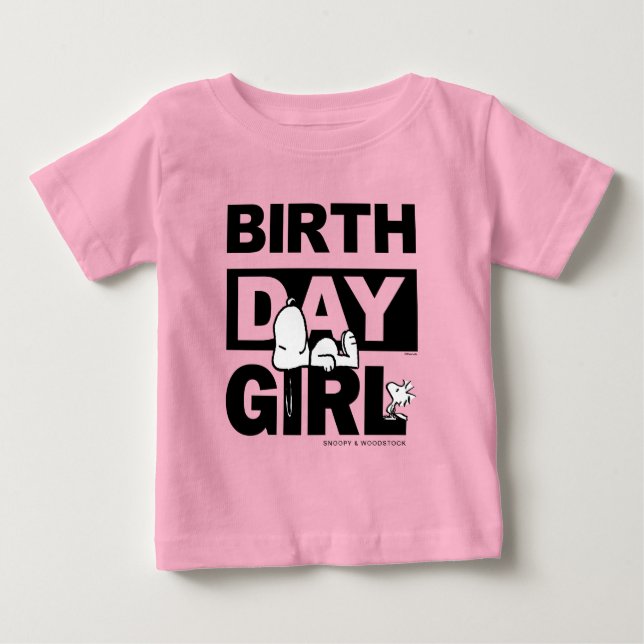 Camiseta Amendoins Personalizados | Menina de Aniversário S (Frente)