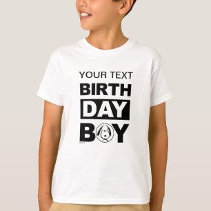 Camiseta Amendoins Personalizados Snoopy Garoto de Aniver
