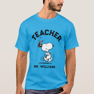 Camiseta Amendoins   Professor de dança feliz de Snoopy