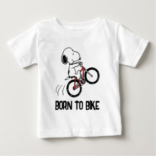 Camiseta Amendoins   Roda de bicicleta Snoopy