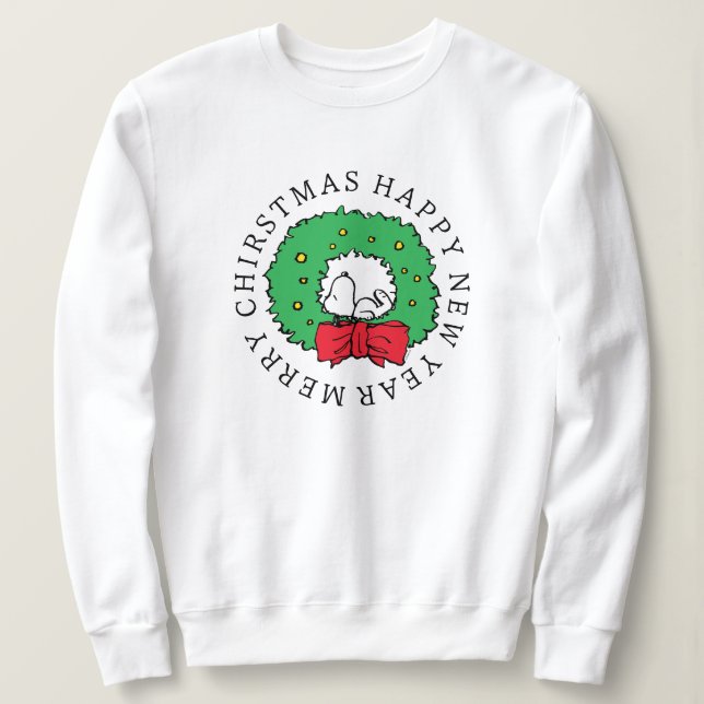 Camiseta Amendoins | Rua de Natal Snoopy (Frente do Design)