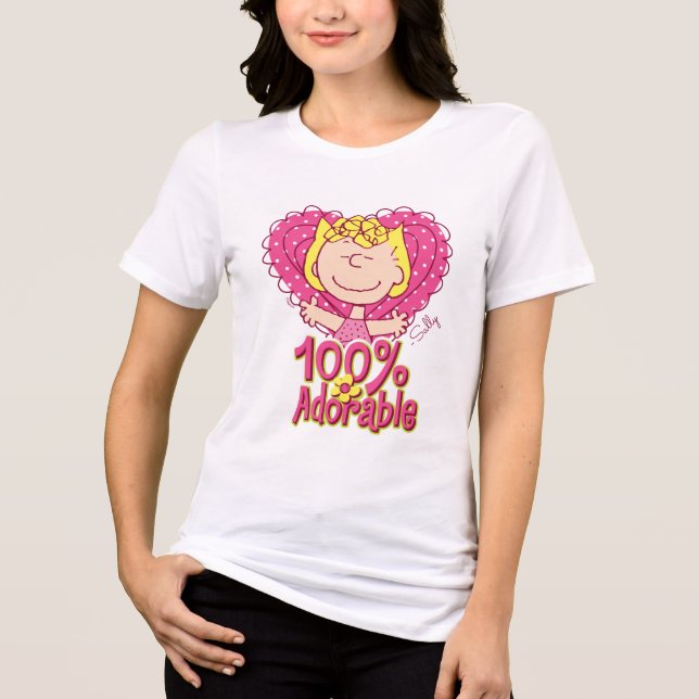 Camiseta Amendoins | Sally 100% Adorável (Frente)