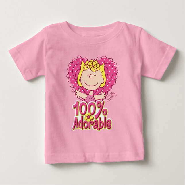 Camiseta Amendoins | Sally 100% Adorável (Frente)