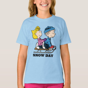 Camiseta Amendoins Sally & Linus Sled Riding