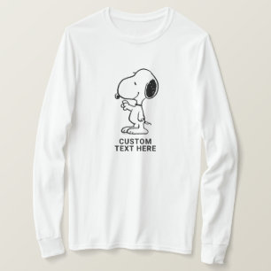 Camiseta Amendoins Snoopy Acena