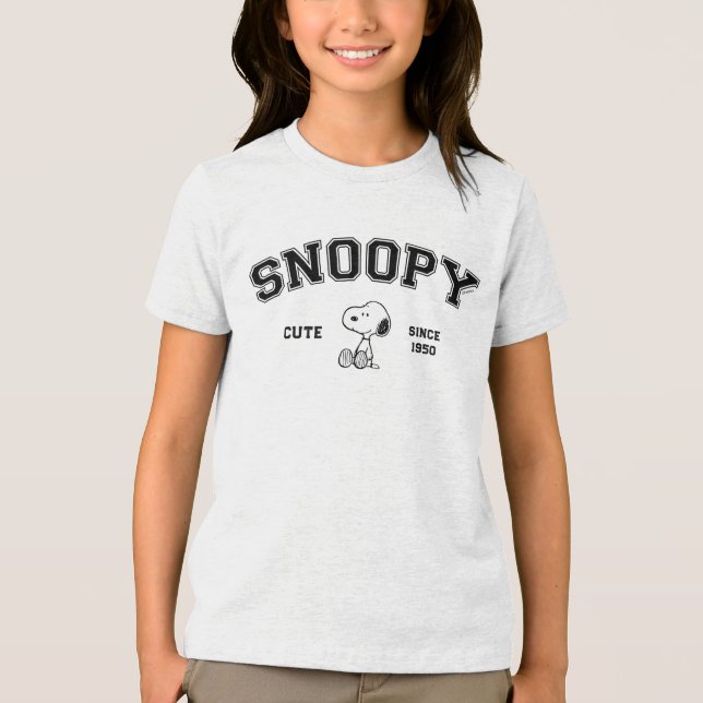 Camiseta Amendoins | Snoopy Adicionar Seu Nome (Frente)