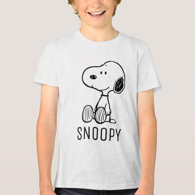 Camiseta Amendoins | Snoopy Adicionar Seu Nome (Frente)