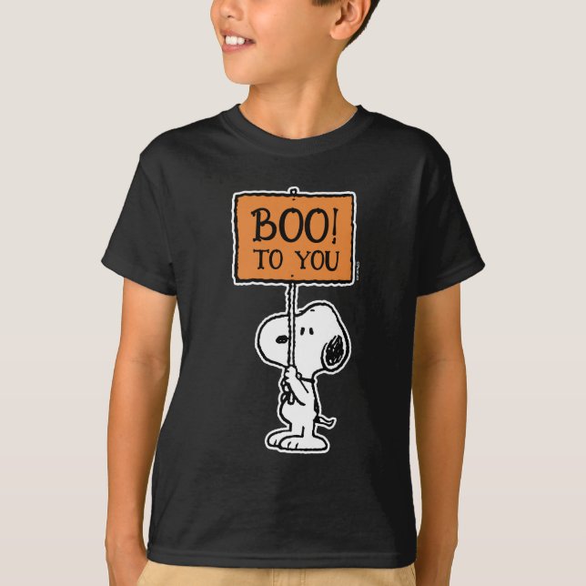 Camiseta Amendoins | Snoopy Boo! (Frente)