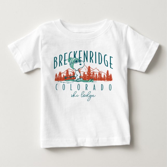 Camiseta Amendoins | Snoopy Breckenridge Colorado (Frente)