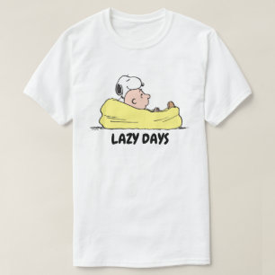 Camiseta Amendoins Snoopy & Charlie Brown na Cadeira de B