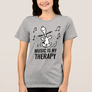 Camiseta Amendoins   Snoopy Dancing