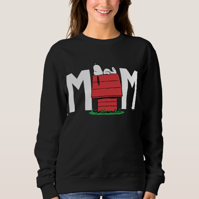 Camiseta Amendoins Snoopy Dog House | Eu sou a mãe (Frente)