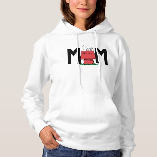 Camiseta Amendoins Snoopy Dog House | Eu sou a mãe (Frente)