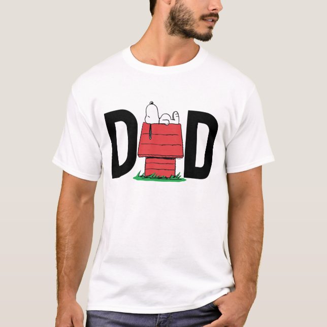 Camiseta Amendoins Snoopy Dog House | Eu sou o Pai (Frente)